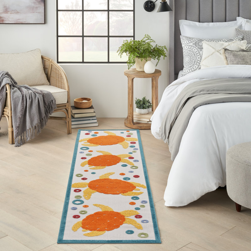 Tapis intérieur / extérieur Aloha, Tapis de couloir 2 pi 3 po x 8 pi