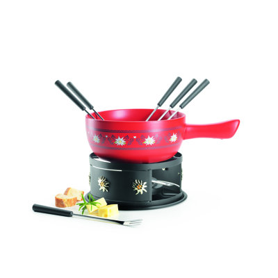  2,6 L Fondue-Set aus Keramik
