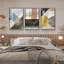 "Luxurious Aluminium", ensemble de 3 impressions encadrées sur toile-977365320-977365324