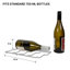 6 Bottle Wine Cooler Thermoelectric Freestanding Wine Fridge