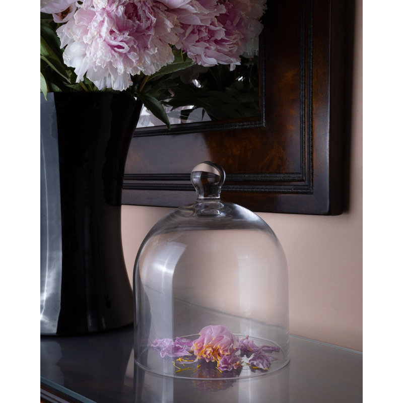 Glass Cloche, 20cm H x 16cm W x 16cm D
