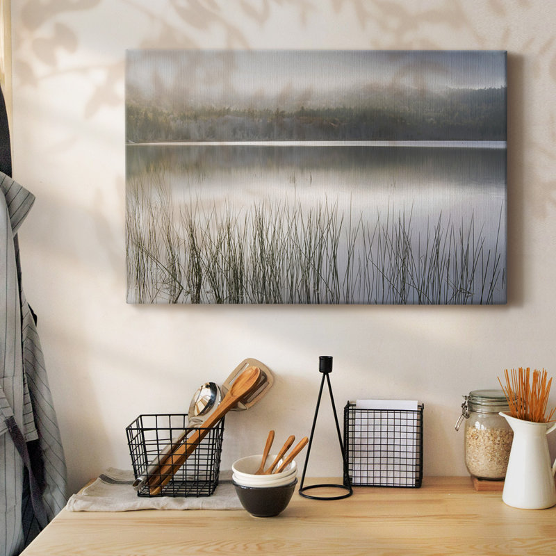 Toile tendue Lake Fog-Gallery, H 8 po x l 12 po