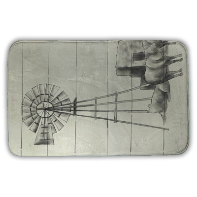 Kailiyah Microfiber Non-Slip Bath Mat