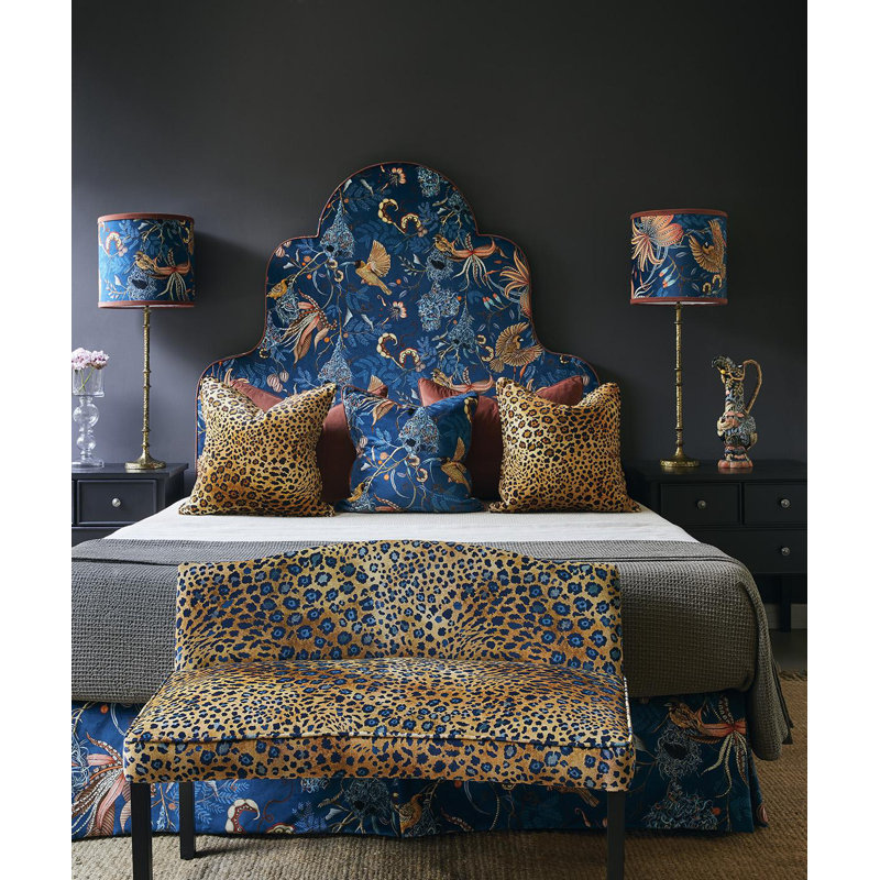 Ardmore Linen Fabric, Midnight