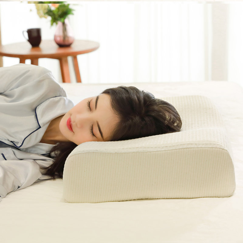 Coussin de soutien en latex Muncie Talalay, Blanc cassé