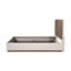 Pavira Walnut Upholstered Bed