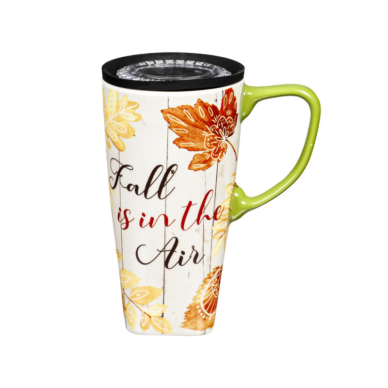 Tasse de voyage en céramique 17 oz Fall Is in the Air