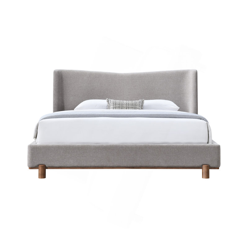 Melbourne Gray Chenille Bed, King
