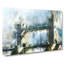Tower Bridge In London In Abstract - Wrapped Canvas-55361550