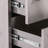 33 in. Grade 304 Stainless Steel and Stainless Steel Grade 304 Stainless Steel Drop-In and No Mounting / Installation Required Drawers and Side Burner