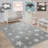 Lichtenstein Geometric Light Gray Baby & Kids Rugs-2073572504
