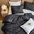 100% Cotton Waffle Weave Duvet Cover Set-135355227-135355230