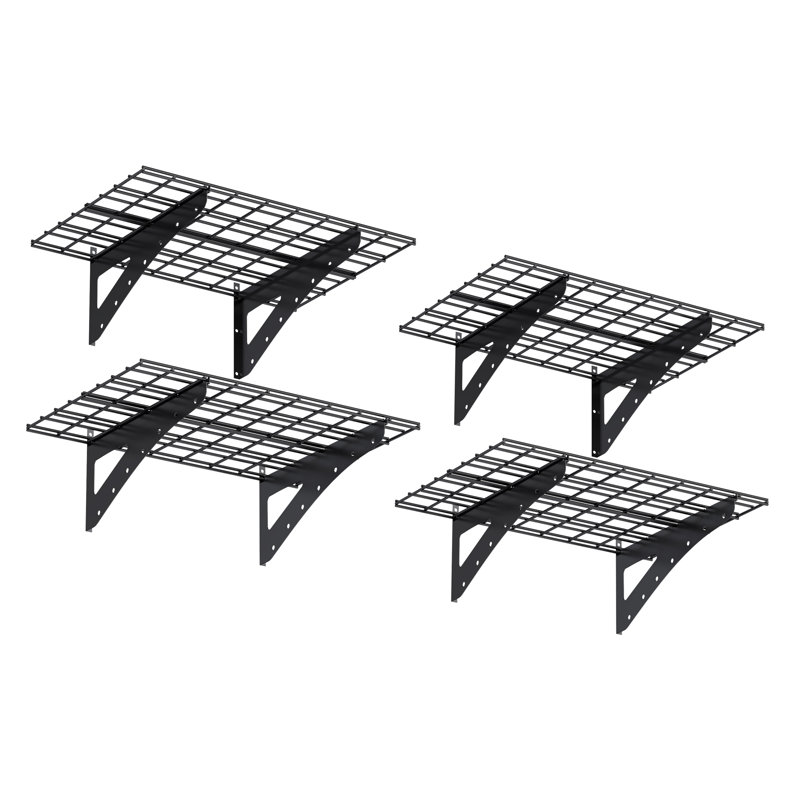 23.6*35.4 Inch Wall Mounted Wall Shelf for Garage Heavy Duty Wall Shelf, Supermarket Storage Shelf