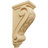 4 1/2"W x 5"D x 10"H Medium Basket Weave Corbel, Alder-58020888-120131262