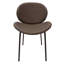 Chaise moderne en cuir PU avec structure en fer, confortable et belle chaise d'appoint pour la cuisine et la salle à manger-589071868-570227497