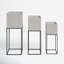 Metal Pot Planter - Set of 3