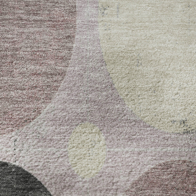 Premium Machine Washable Mayfield AMF1949 Geometric Rug, Rectangle 3' x 5'