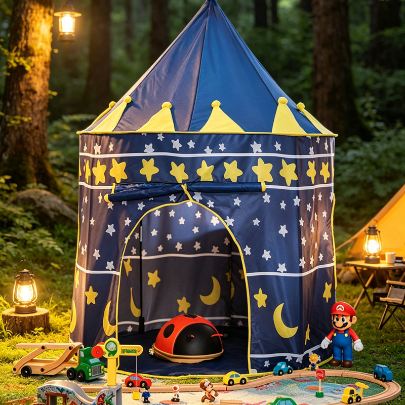 Living And Home 105cm W x 105cm D Pop-Up Play Tent