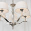 Galilee 5 - Light Shaded Chandelier