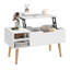 Lift Top Four Leg Coffee Table with Storage