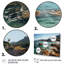 Blasdell, Espagne, côte d'azur, plage rocheuse I sur toile-646569959-646569953