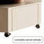 Petite table basse mobile avec roulettes-129592489