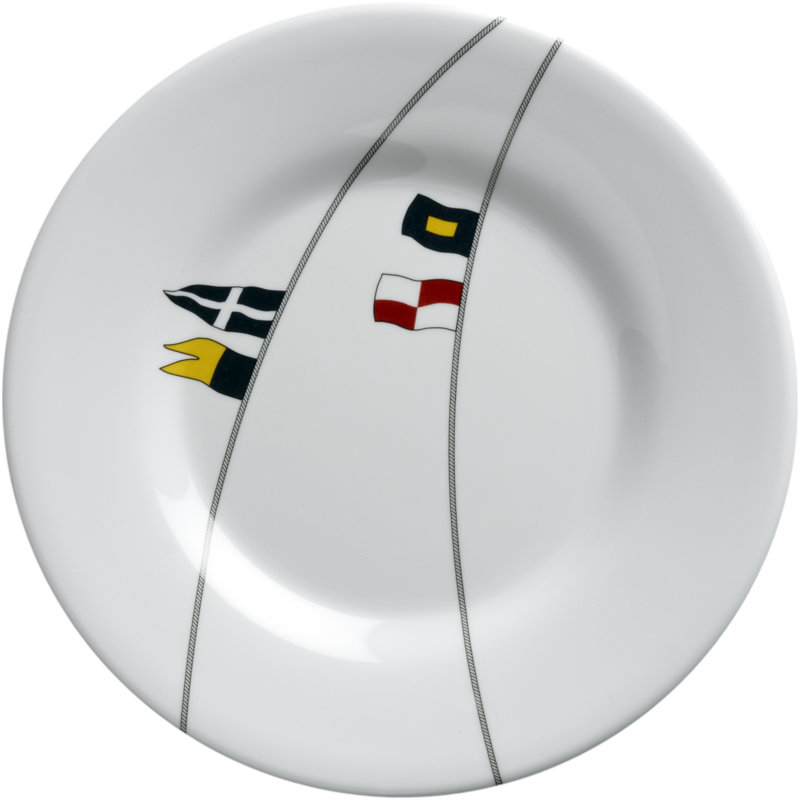 6 Piece Melamine Dessert Plate Set - Regata