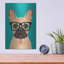 «French Bulldog Teal» par Debbie Gray-1493473019