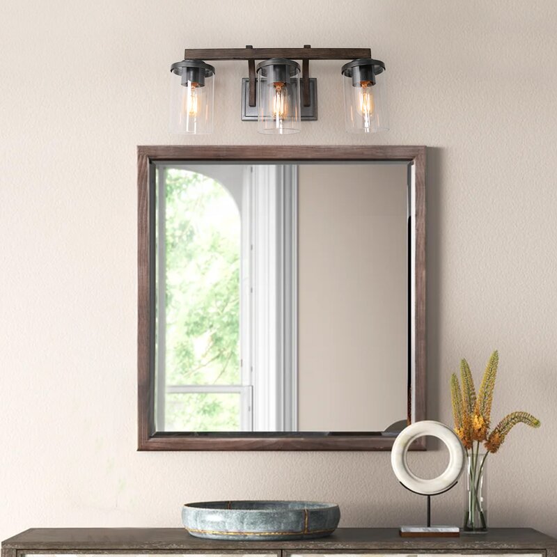 Union Rustic Kinman 3 - Light Dimmable Vanity Light & Reviews | Wayfair