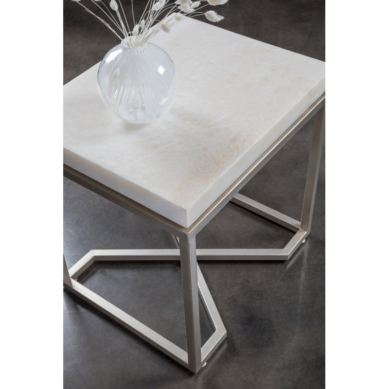Signature Designs Stone Cross Legs End Table