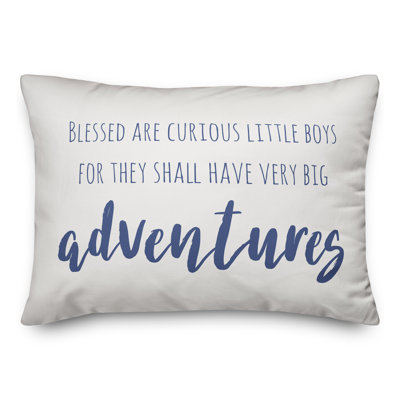 Coussin intérieur / extérieur Blessed Are Curious Little
