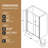 72" Tall 60" Wide Double Sliding Shower Door, 1/4"  6Mm  Clear Tempered Glass, Matte Black Aluminum Frame, Stainless Steel Handles, Width Can Be 56" - 60", Waterproof Function For Room, Scatter Film,-121016674