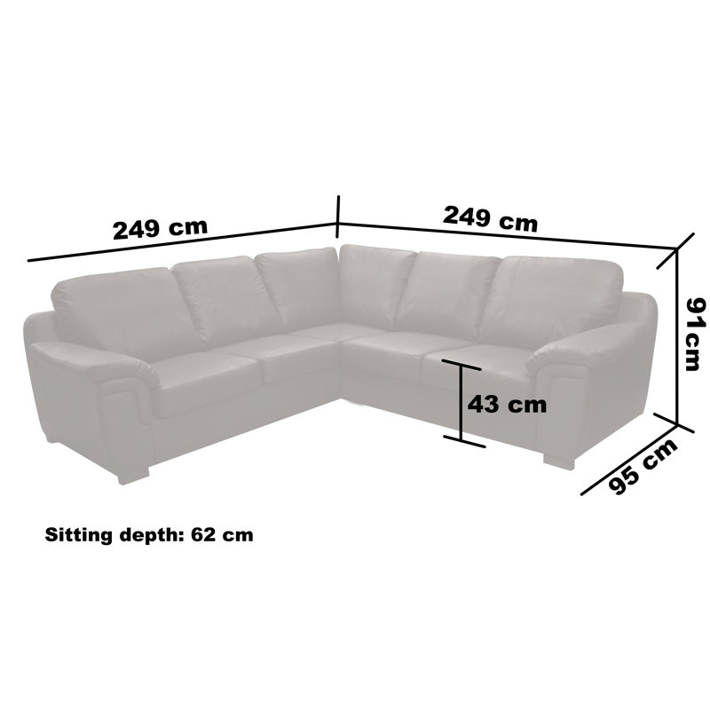Cheswick Corner Sofa, Brown