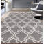 Tapis géométrique gris-1982107065