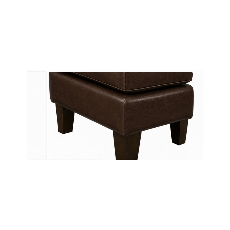 Repose-pieds en cuir Asmo, Green