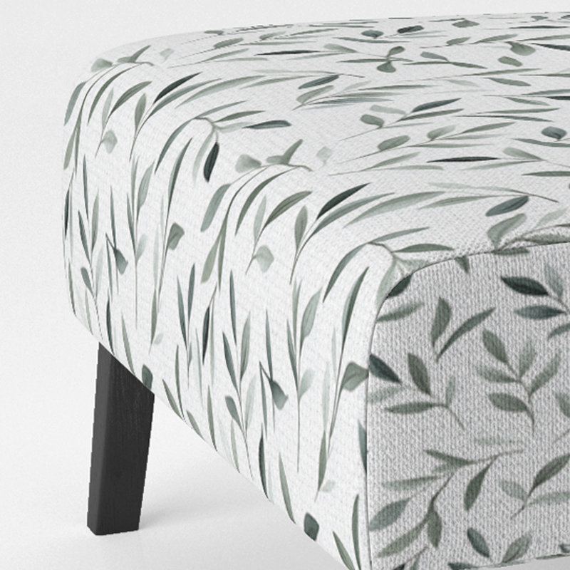 Fauteuil de chambre Floral, Slipper Armless