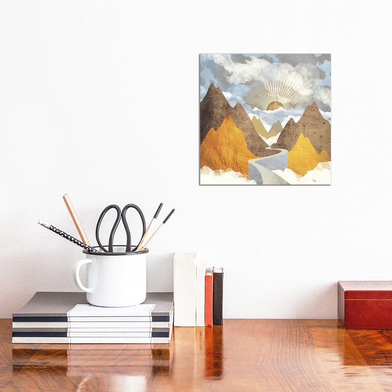 Bright Future I - Print on Canvas, No Framed, 30.48 cm H x 30.48 cm W