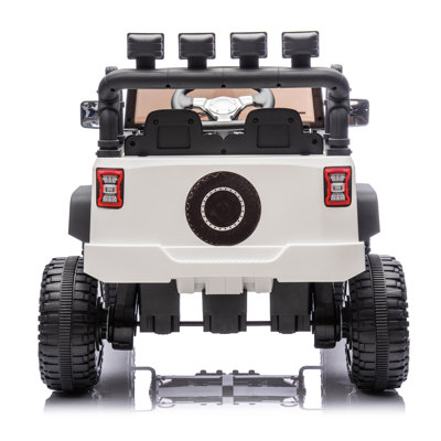 Voiture 24 V pour enfants avec télécommande pour les parents, moteur de 400 W, suspension à quatre roues, vitesse réglable, USB, MP3, musique, Bluetooth, grand écran d'affichage, affichage électrique, poignée portative, ceinture de sécurité pour enfants de 3 ans et plus.