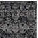 Davut Floral Black/Light Grey Area Rug
