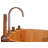 59'' x 26.75'' Soaking Wood Bathtub with Faucet