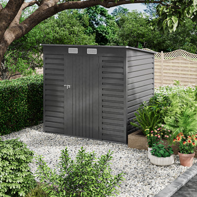 Galvanized Steel Storage Shed