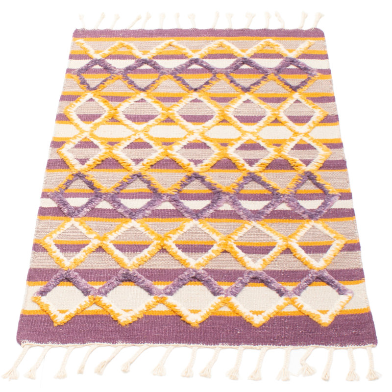 Kilim mauve de Marrakech 3 pi 1 po x 5 pi 5 po