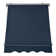 Polyester Cover Patio Window Awning, Manual Retractable Sunshade Canopy
