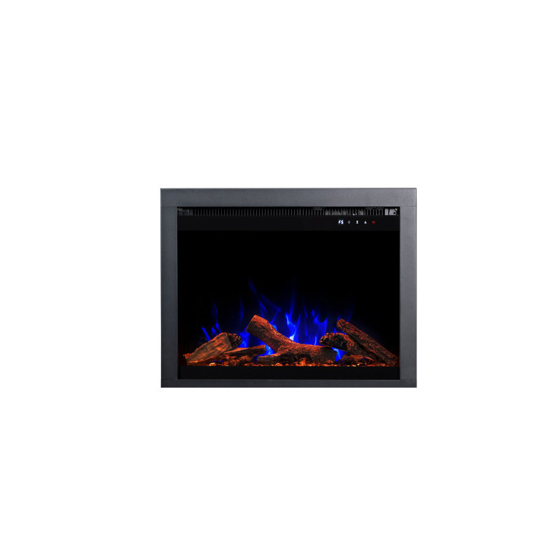 Fireplug Pro Smart Electric Fireplace Insert with Fire Crackle Sound, 20"H x 26"W x 7.88"D