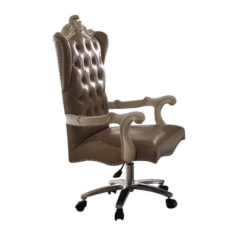 Fauteuil d'appoint en similicuir Vintage and Bone