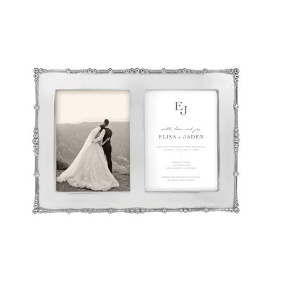 Pearl Drop Metal Picture Frame