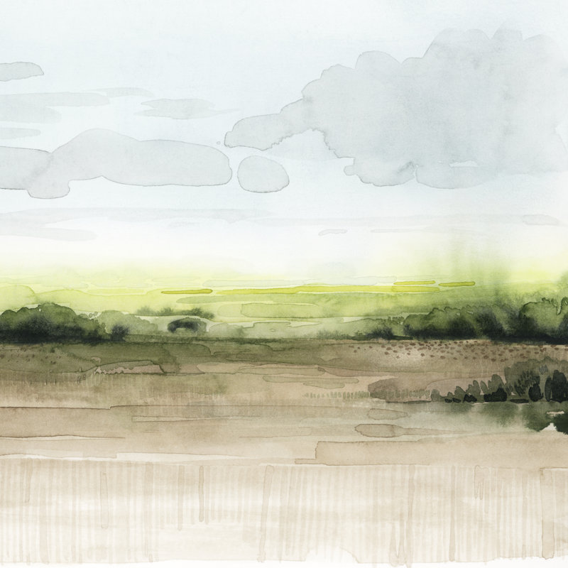 Morning Bluff II by Grace Popp - Wrapped Canvas Painting, 91cm H x 91cm W