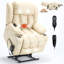 Fauteuil inclinable à deux moteurs Leatherair Infinity-986262807