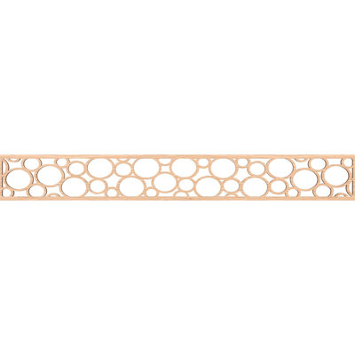 46 1/4"W x 6"H x 3/8"T Hemingway Fretwork Moulding, Red Oak