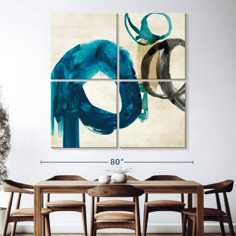 Blue Ring I, 74" H x 74" W